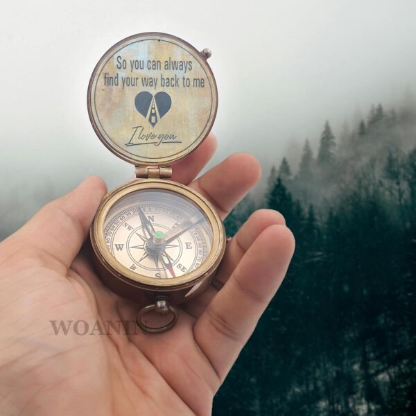 Engraved Brass to My Man/to My Husband/to My Boyfriend/Back to me/My Best Man/Fathers Day/Mothers Day/Valentines Day/Christmas Day Gifts - Image 6