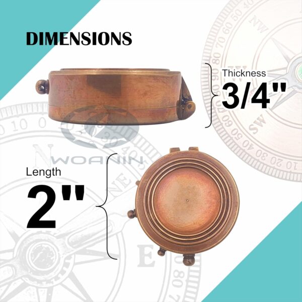 Engraved Compass, Gift for Husband, Gift for Him, Long Distance Boyfriend Gift, Fiance Gift, Long Distance Relationship Gift for Army Boyfriend Gift. - Image 4