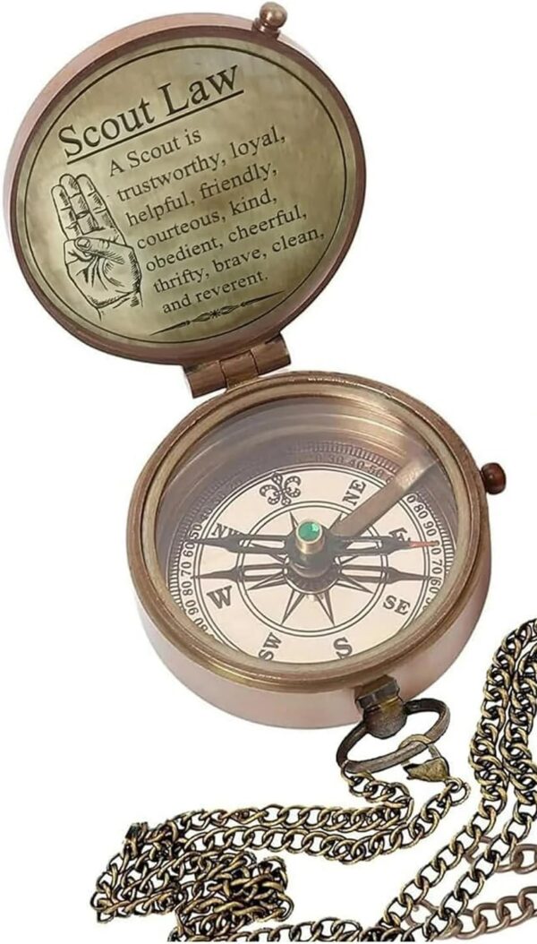 Boy Scout of America, Eagle Scout Compass Gift Compass with Wooden Case, Eagle, Scaut of America, Graduation, Eagle Ceremony - Image 9