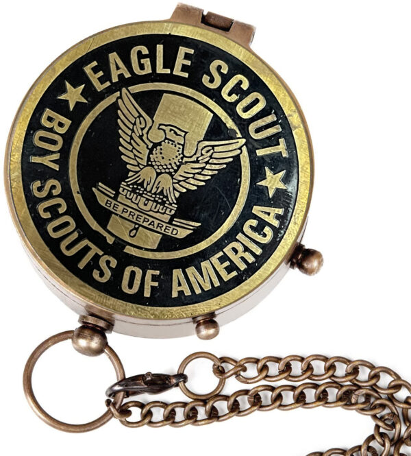 Boy Scout of America, Eagle Scout Compass Gift Compass with Wooden Case, Eagle, Scaut of America, Graduation, Eagle Ceremony - Image 3
